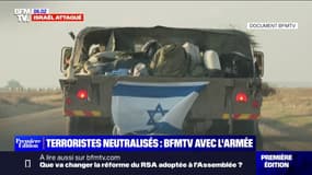 BFMTV a suivi la traque des terroristes aux côtés de réservistes de l'armée israélienne
