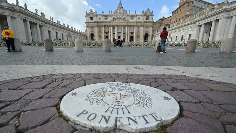 La cité du Vatican, désertée, le 6 mars 2020.