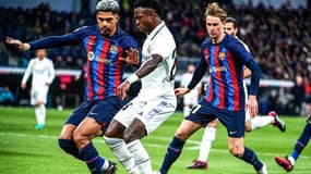 Ronald Araujo, Vinicius et Frenkie De Jong - Real-Barça - Coupe du Roi