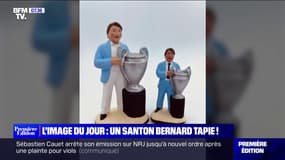 Un artisan d'Aubagne crée des santons à l'effigie de Bernard Tapie pour Noël