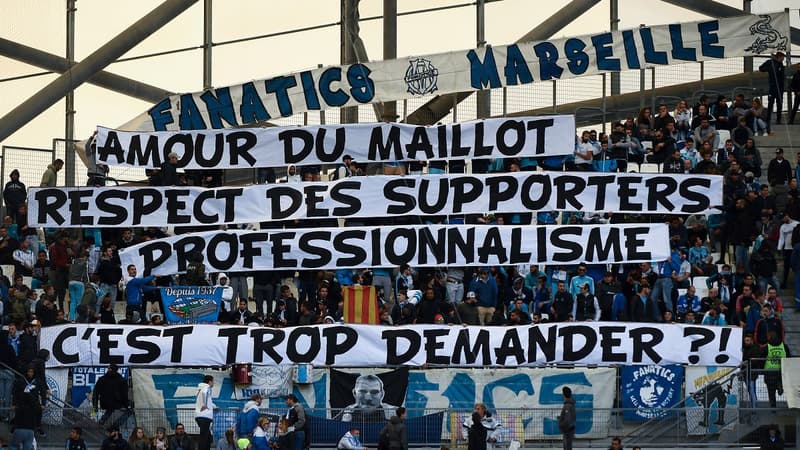 Les Fanatics dimanche lors d'OM-Caen