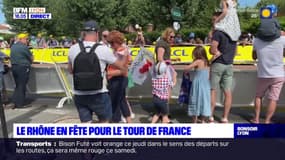 Belleville-en-Beaujolais en fête pour l'arrivée du Tour de France !