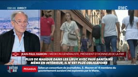 Fin du masque dans les lieux intérieurs concernés par le pass sanitaire: "C'est précipité" pour le docteur Jean-Paul Hamon