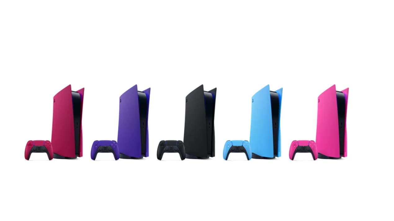Les différents coloris de la PlayStation 5