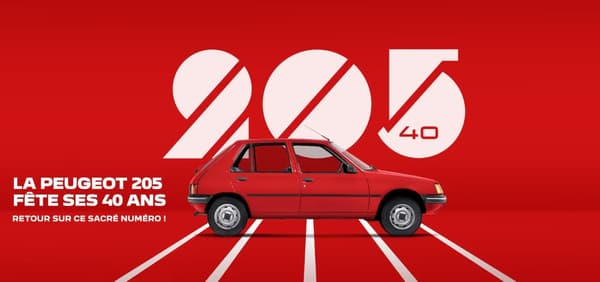 La Peugeot 205 fête le 24 février 2023 ses quarante ans.