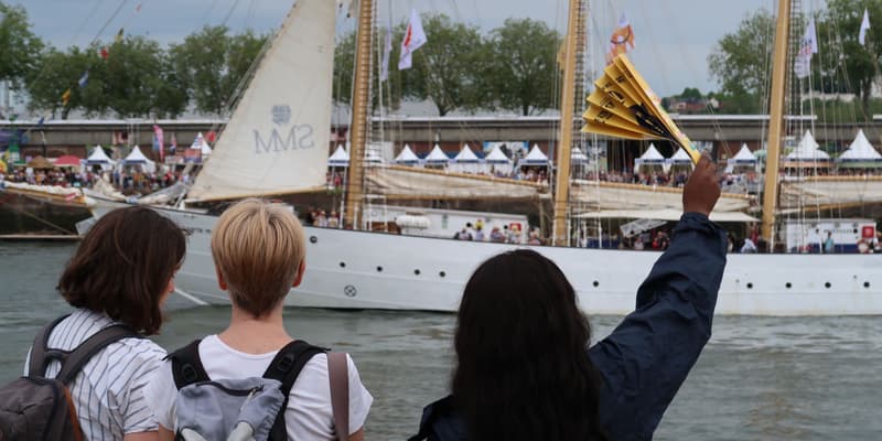 La grande parade de l'Armada, le dimanche 18 juin 2023.