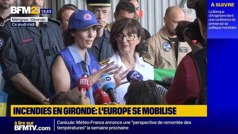 Incendies: l'Union européenne a pu "répondre à toutes les demandes" de l'ensemble des pays