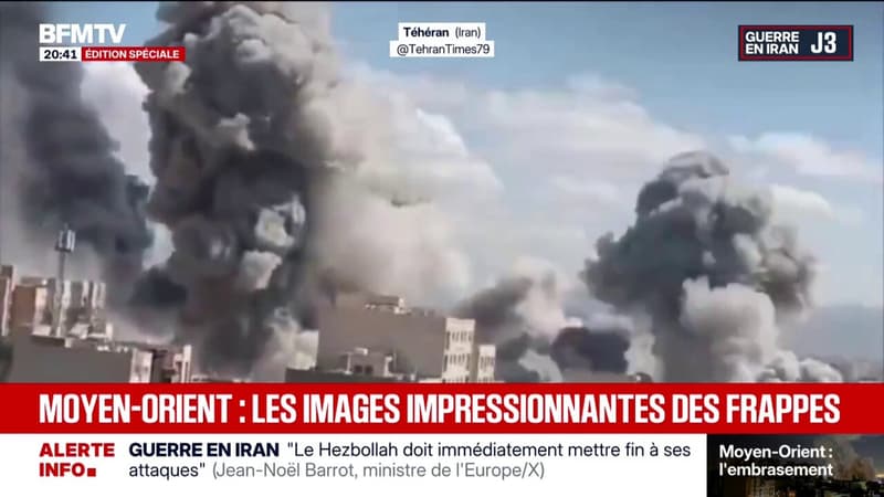 Liban, Israël, Koweït... Les images impressionnantes des frappes au Moyen-Orient