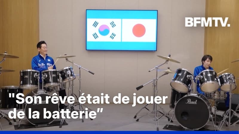 La Première ministre japonaise et le président sud-coréen jouent de la batterie en marge d’un sommet