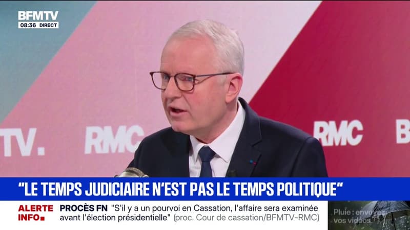 Procès du RN: "Le temps judiciaire, ce n'est pas le temps politique et ce n'est pas le temps médiatique", souligne le procureur général près la Cour de cassation