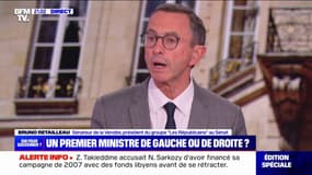 Bruno Retailleau (LR): si Emmanuel Macron nomme un Premier ministre de gauche, "on se mettra en mode combat"