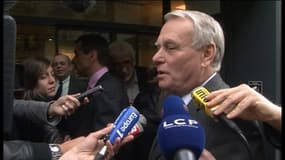 Jean-Marc Ayrault, à son arrivée à l'Assemblée nationale, le 22 avril 2013.