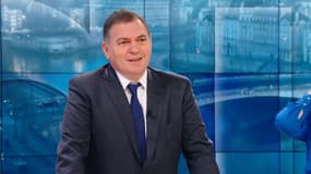 Le ministre des Transports Philippe Tabarot sur BFMTV le 19 février 2025.