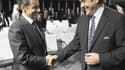 Nicolas Sarkozy et Michel Platini. 