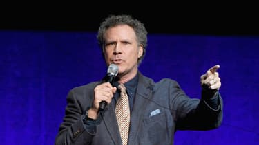 Will Ferrell sur scène lors du CinemaCon 2018, à Las Vegas, en avril 2018.