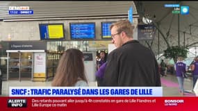 SNCF: trafic paralysé dans les gares de Lille ce vendredi