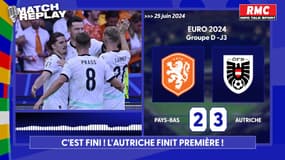 Pays-Bas 2-3 Autriche : Le goal replay avec les commentaires de RMC