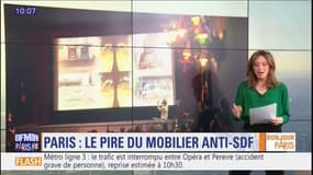 #ParisScan: les "Pics d'or", les pires dispositifs anti-SDF pointés du doigt