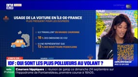 Une étude de l'Insee en Île-de-France distingue le profil des plus pollueurs