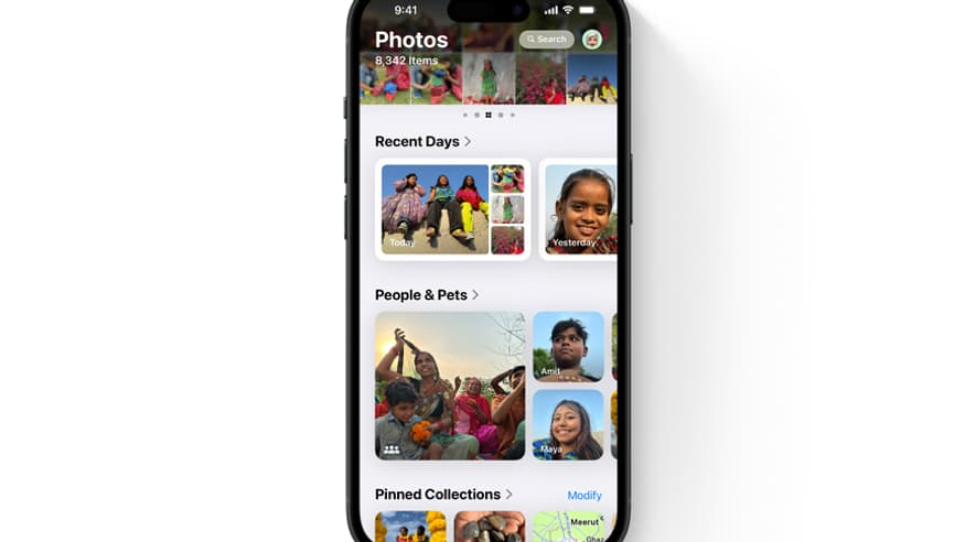 L'application Photos s'offre une refonte avec iOS 18.
