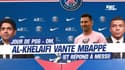Avant PSG - OM, Al-Khelaifi complimente Mbappé (et répond aux piques de Messi)