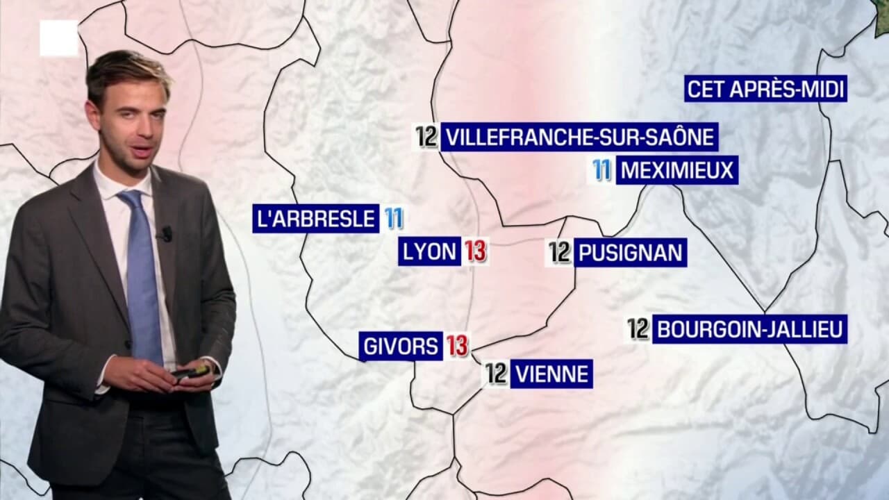 Météo Rhône: un temps nuageux avec un risque d'averses orageuses, jusqu ...