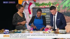 A table avec Babette : Amandines farcies truite fumée