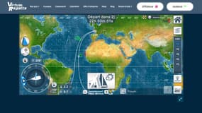 La carte de Virtual Regatta avant le Vendée Globe 2024