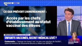 Vaccination: le secret médical pour les élèves va-t-il être levé ? BFMTV répond à vos questions