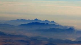 Vue de la péninsule du Sinaï