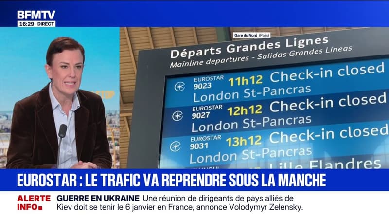 Tunnel sous la Manche: Eurostar annonce que le service des trains va reprendre