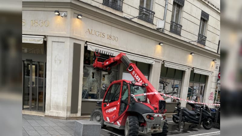 Lyon: une bijouterie cambriolée à l’aide d'un charriot élévateur