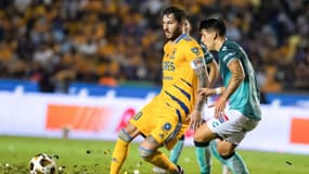André-Pierre Gignac avec Tigres, à Monterrey (Mexique) le 2 décembre 2021