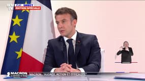 Inondations dans le Pas-de-Calais: "On va devoir changer nos villes, nos paysages, nos régions pour faire face" explique Emmanuel Macron