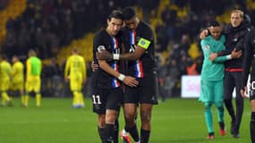 Presnel Kimpembe et Angel Di Maria