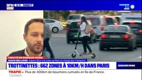 Trottinettes bridées à 10km/h: "la question c'est de savoir si les opérateurs veulent continuer à opérer à Paris" prévient David Belliard (EELV)