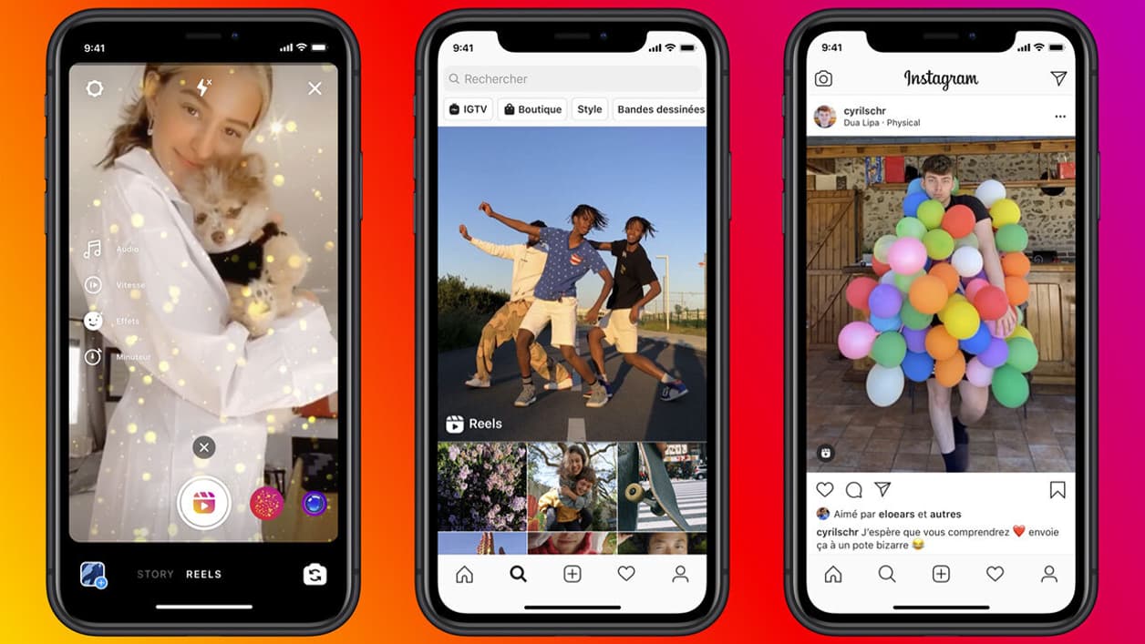 La filiale de Facebook tente de concurrencer l’application chinoise Tik Tok