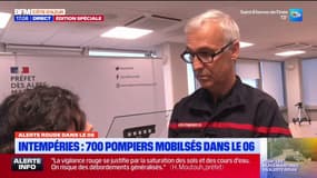 Intempéries dans les Alpes-Maritimes: 700 pompiers mobilisés dans le département