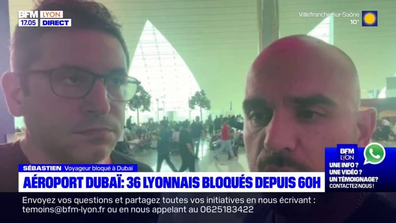 Inondations à Dubaï: 36 Lyonnais bloqués à l'aéroport (1/1)