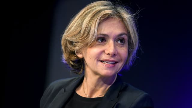 Valérie Pécresse lors du Forum Fintech à Paris, le 30 janvier 2018