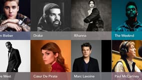 Drake, Rihanna, ou encore Justin Bieber sont chez Universal Music