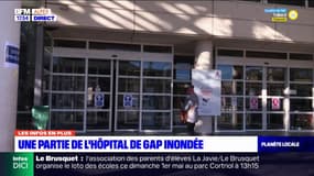 Une partie de l'hôpital de Gap inondée