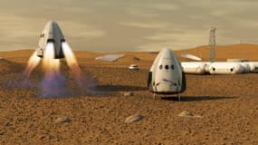 Sur X, Elon Musk a annoncé que SpaceX prévoyait de lancer environ cinq vaisseaux spatiaux sans équipage vers Mars d'ici deux ans.