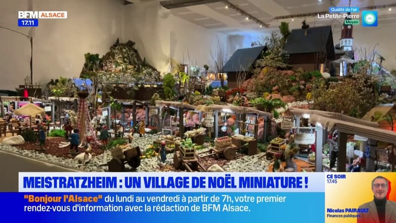 Meistratzheim: un village de Noël miniature