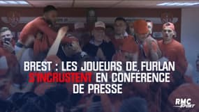 Brest : Les joueurs de Furlan s’incrustent en conférence de presse 