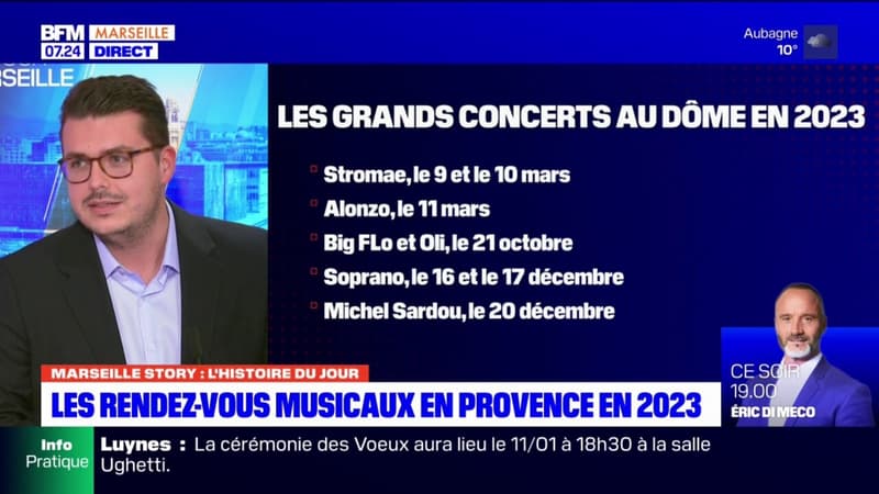 Marseile Story: les grands rendez-vous musicaux de 2023 en Provence