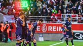 Un remplacement de Neymar par Messi, à Reims le 29 août 2021