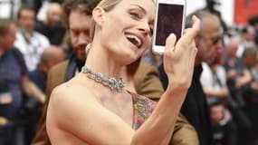 Le mannequin AMber Valetta en mai 2017 au Festival de Cannes.