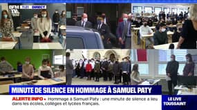 Hommage à Samuel Paty: une minute de silence observée dans toutes les écoles de France