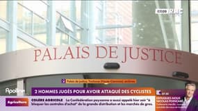 Police/Justice - 2 hommes jugés pour avoir attaqué des cyclistes